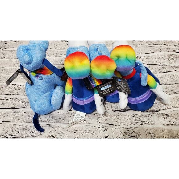SET OF 4 Disney Pride Rainbow Collection Plush 3 Goofy 1 Pluto 10 Inch - Picture 5 of 5